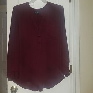 Wine/Burgundy size 22/24 women's shirt